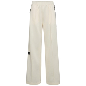 Haute L'Amitie Baggy Track Long Pants, Off-White